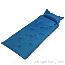Outdoor Camping Folding Self Inflating Air Cushion Beach Mat Mattress Pad Pillow Hiking Waterproof Sleeping Bed Travel bed With Carry Bag❤ Four Color❤